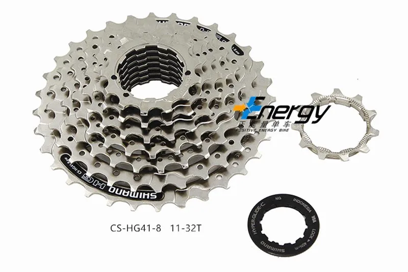 شيمانو alivio CS-HG41-8 mtb دراجة دراجة 8 ثانية 8 سرعات freewheel الكاسيت حذافة 11-32 طن دراجة أجزاء 8 ثانية/24 ثانية حذافة