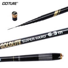 Goture GOLDLITE Series Black Color Stream Hand Telescopic Fishing Rod 2/8 Power Feeder Carp Fishing Rod 3.6M 4.5M 5.4M 6.3M 7.2M