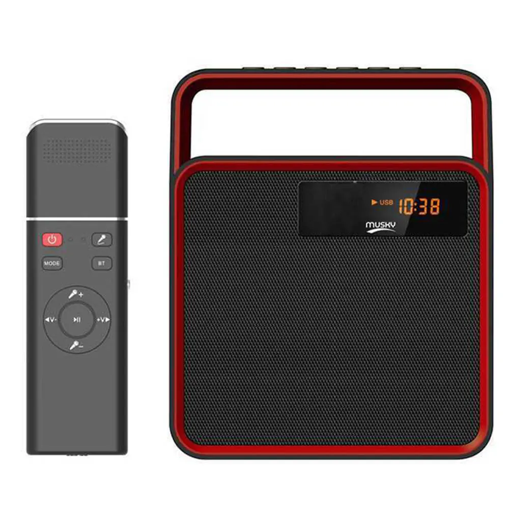 

NEW Portable Karaoke Bluetooth Speaker Mini Wireless Loudspeaker 8W Stereo Music Surround Outdoor Speaker Support FM TFCard