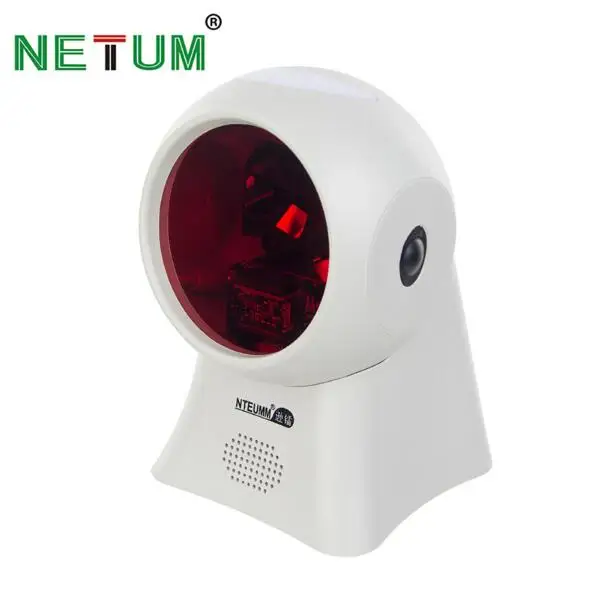 

NETUM High Quality Laser Flatbed Barcode Scanner 20 Lines Desktop Omnidirectional Bar code Reader for Retail Store/Supermarket