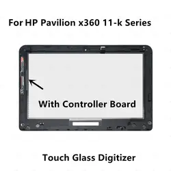 11,6 ''для hp Pavilion 11-k103ns 11-k102la 11-k101la 11-k180no 11-k181no Сенсорный экран планшета Стекло ЖК-дисплей Дисплей сборки + рамка