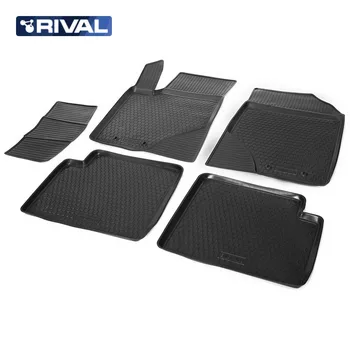 

For Geely Emgrand EC7 sedan 2013-2018 floor mats into saloon 5 pcs/set Rival 11901001