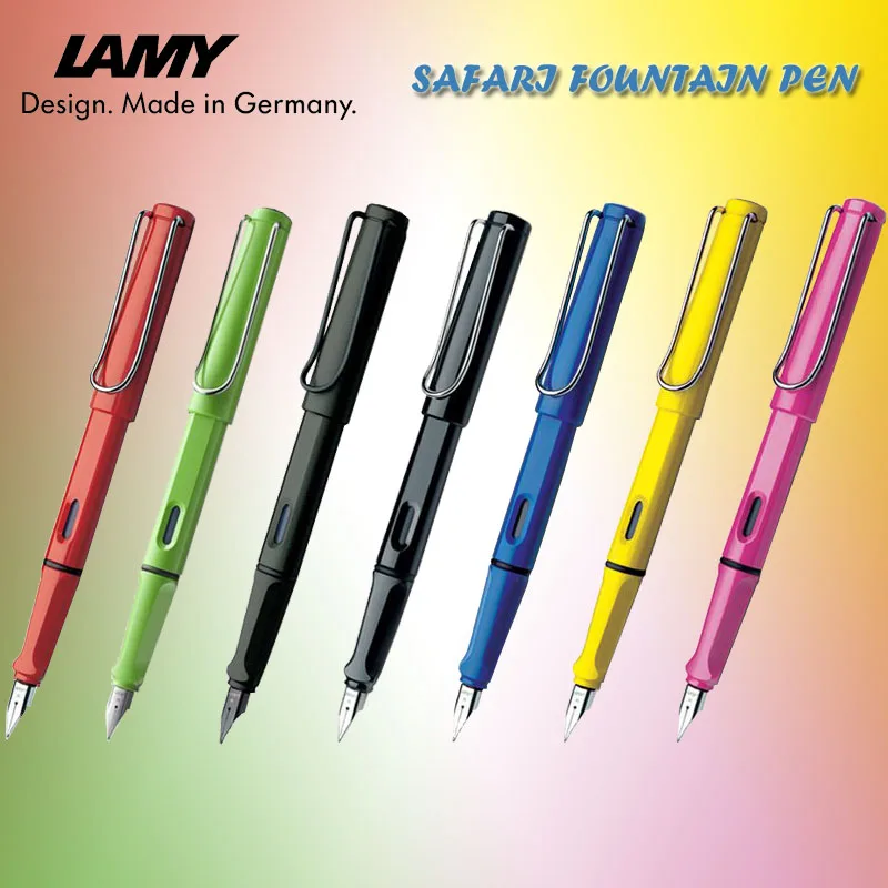 Оригинальная авторучка lamy Safari, много привлекательных цветов, вечный дизайн, идеальная Эргономика