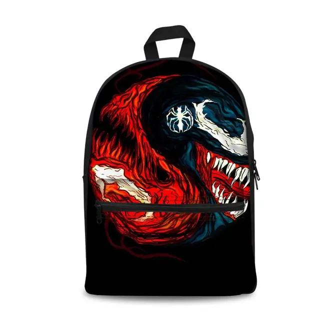 Spiderman Venom comics backpack school bags for boys teenager students ...