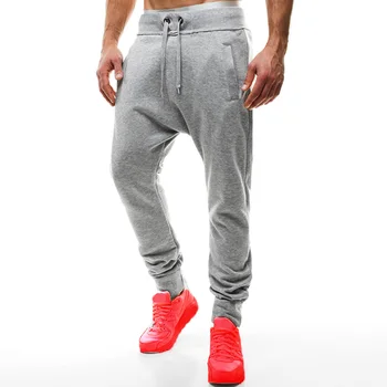 

INCERUN Men Sporting Solid Sweatpants 2020 Fashion Joggers Sweats Pants For Male Hip Hop Harem Trousers Loose Baggy S-2XL