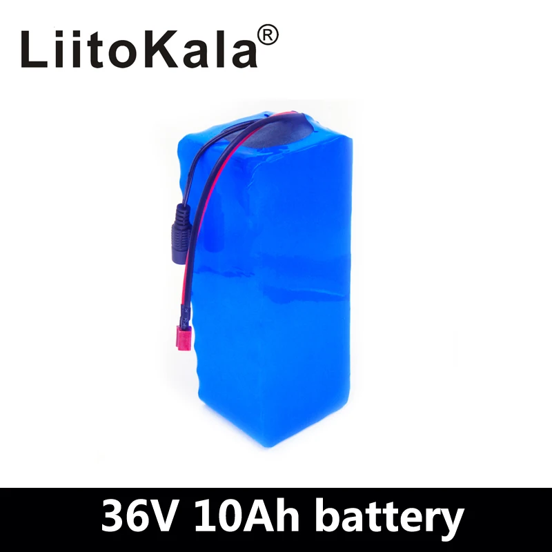 LiitoKala 36 В 10Ah 500 Вт Высокая мощность и емкость 42 в 18650 литиевая батарея для электровелосипеда электрический автомобиль велосипед мотор скутер с BMS