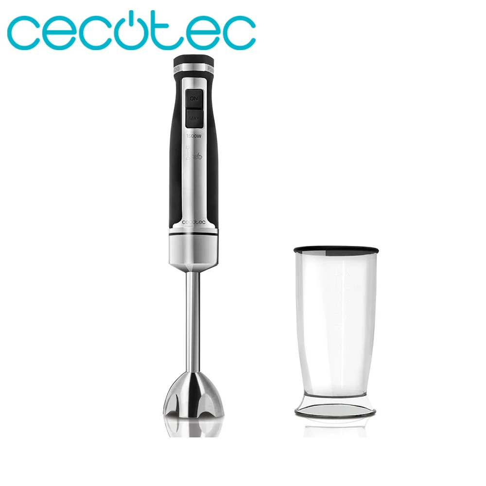 Cecotec Power Gear 1500 лопастей 21 скоростной ручной миксер и турбо 4 лопасти покрытие