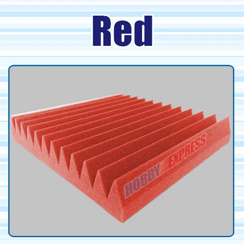 Arrowzoom 24 шт. набор мульти Клин 12 т акустическая студия пена плитка Звукопоглощающая Панель 30x30 см(11,8x11,8 дюймов) KK1167 - Цвет: Red