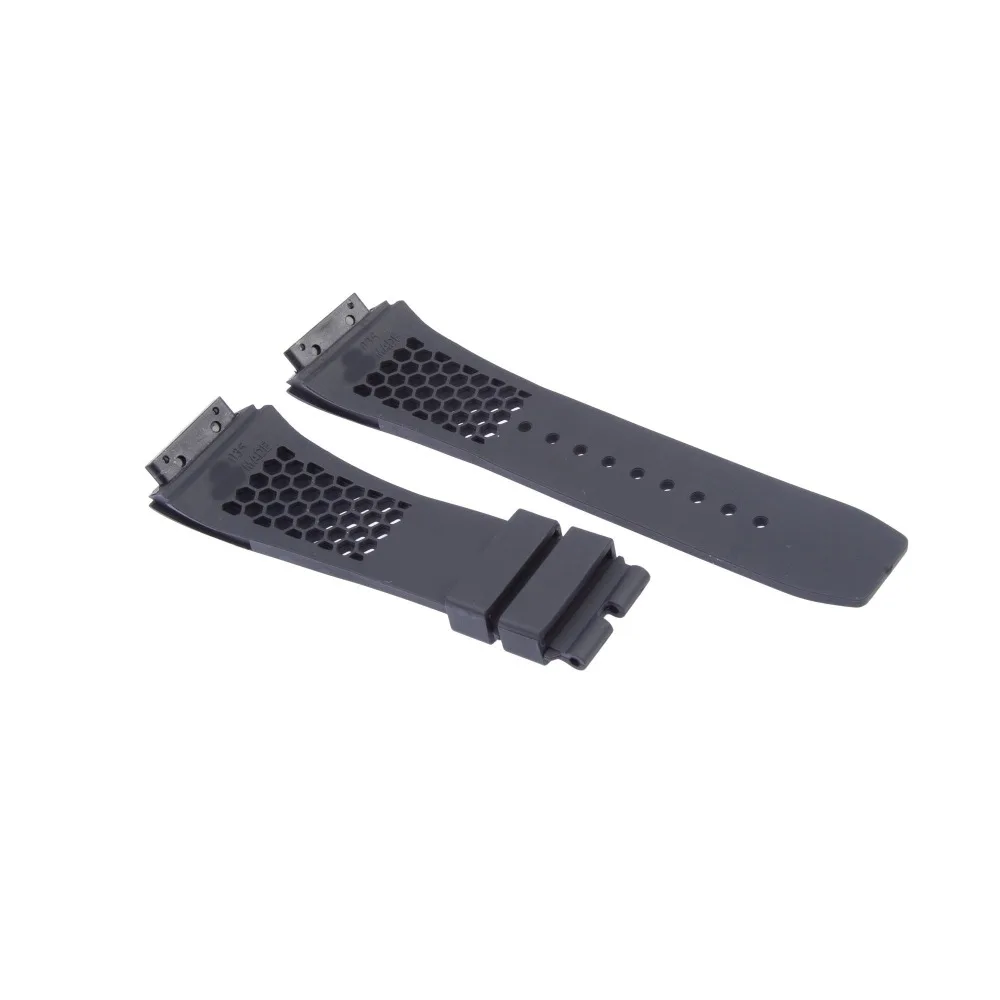 Черный ремешок для часов MDNEN 25 мм подходит RICHARD MILLE RM035 Free Spring Bar tool|Ремешки часов| |