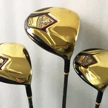 Фирменная Новинка 3 шт. Maruman Majesty Super7 Дерево Набор Гольф Вудс гольф-клубов Драйвер+ фарватера леса Вал графита С Крышка головки