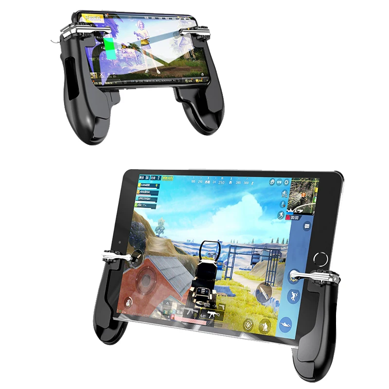 

H2 Gamepad Game Controller PUBG Tablet Metal Trigger Free Fire Shooting Gamepad Joystick For iPad 9.7 IOS Android Mobile Phone