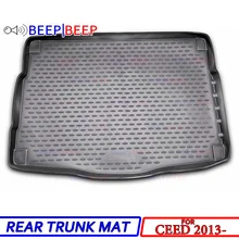 Для Kia Ceed 2013-автомобильный коврик для багажника, коврик для багажника, задний коврик для багажника, автомобильный Стайлинг