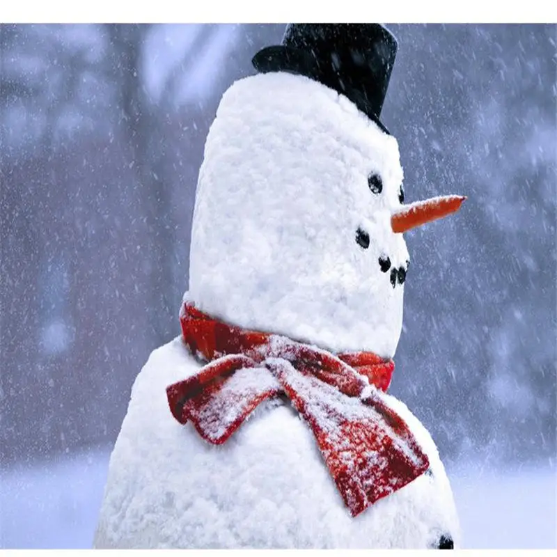 Wooden Simulation Dress Up Snowman Kit Christmas Decor Accessories ...