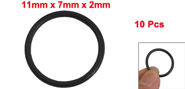 Uxcell 10 шт. 2 мм красный резиновый O образный Кольца Сальник прокладка шайба Id. | 10 мм 11 мм 13 мм 2 мм 3 мм 5 мм 7 мм