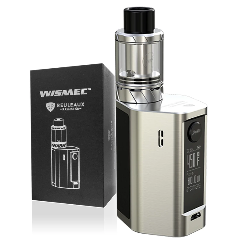 Wismec Reuleaux RXmini 80 Вт Mod с баком атомайзера 2 мл тройная головка спирали 0