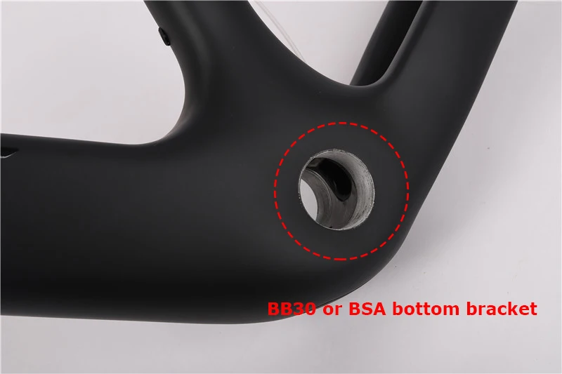 Clearance LEADXUS Two Version Carbon Frame Aero Carbon Road Frame Aero Bike Carbon Fiber Frame BSA or BB30 Bottom Bracket 10
