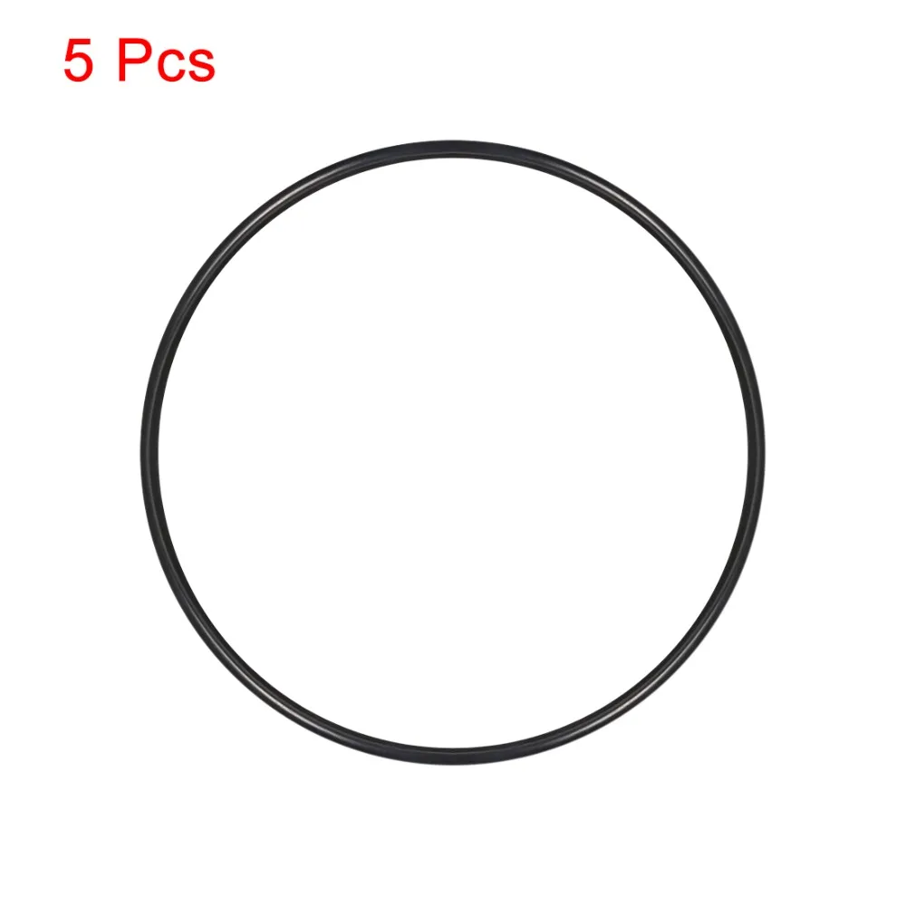 UXCELL 5Pcs O Rings Gaskets Nitrile Rubber 112/115/128/140 x 117.3/120
