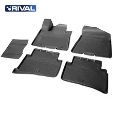 Для Kia Sportage IV QL- Коврики 3D в салон 5 шт./компл. полиуретан Rival 12805003