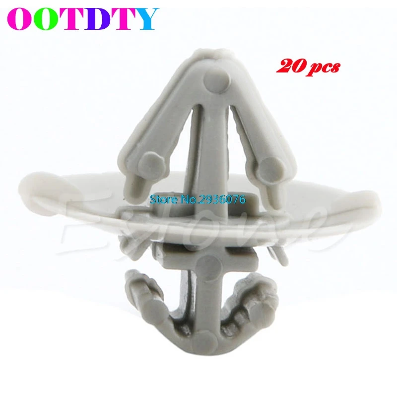 

20Pcs/lot Car Door Panel Plastic Rivets Bumpers Retainer Clips 10mm Hole for Peugeot APR28_10