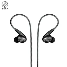 

BGVP DM5 2 Balanced Armature + 2 Dynamic Drivers Hybrid Earphone HiFi MMCX Detachable In-ear Earphone Audiophile 2 Cables