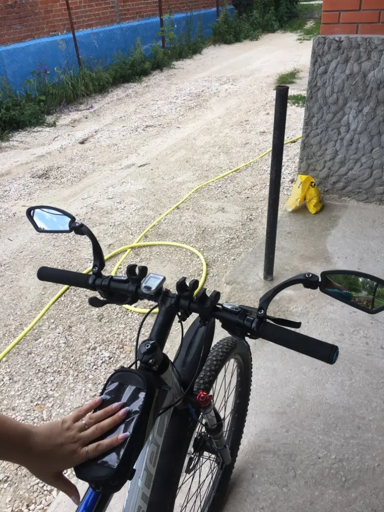 Espelhos de bicicleta Flexível Flexível Retrovisor