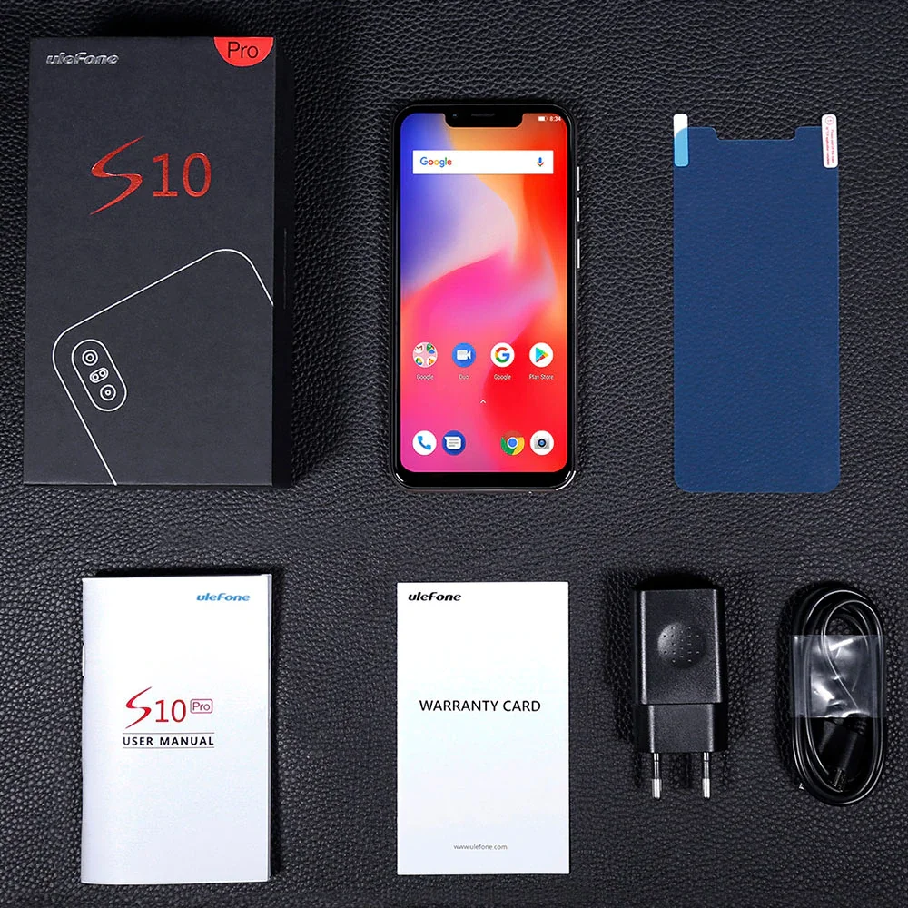 Мобильный телефон Ulefone S10 Pro, 5,7 HD+ 19:9, 2 Гб ОЗУ, 16 Гб ПЗУ, 16 МП, Android 8,1, MT6739WA, четырехъядерный, разблокировка лица, 4G, смартфон