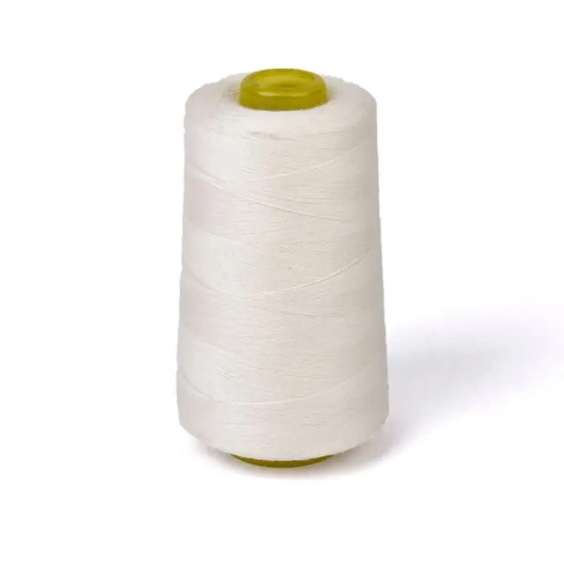 

Unbleached 3000 Yards Polyester Sewing Thread for Sewing Machine (White)