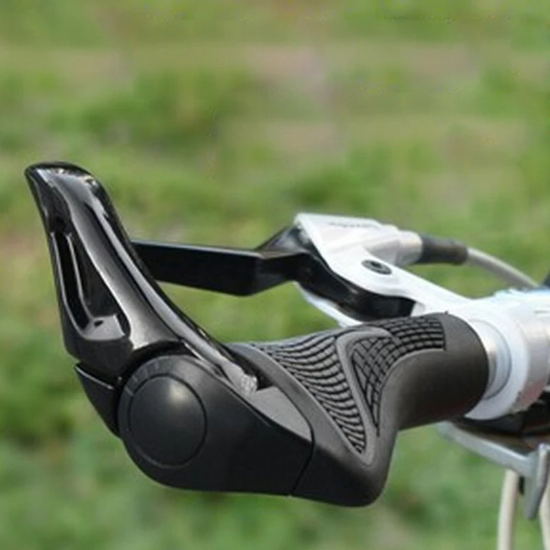 1 пар/уп. рукоятка для велосипеда в форме рога, алюминиевая рукоятка из термопластичной резины, эргономичный инструмент для велосипеда