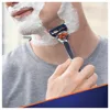 Cuchillas de afeitar extraíbles para hombres Gillette fusión cuchilla ProGlide para afeitar 12 casetes reemplazables cartucho de fusión de afeitar ► Foto 3/5