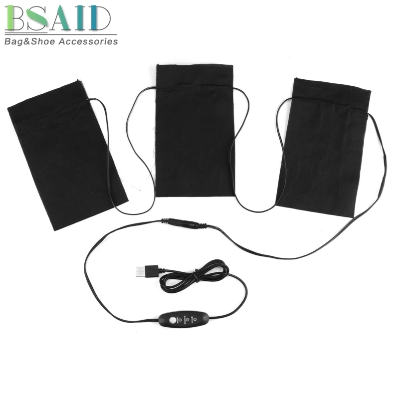 

5V 8.5W USB Electric Heating Pads Adjustable Temperature Heated Sheet For Thermal Gloves Clothes Vest Jacket Mobile Warming Mat