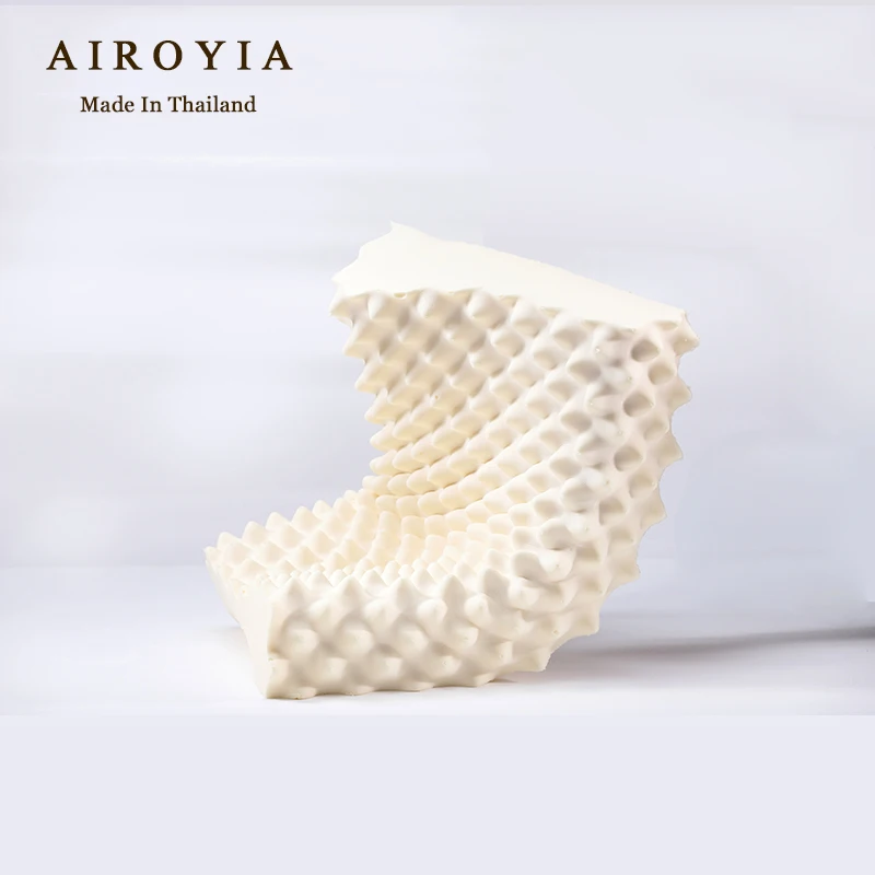 AIROYIA 93% натуральная латексная подушка с содержанием высоких и низких частиц Массажная подушка для шеи сделано в Таиланде для взрослых
