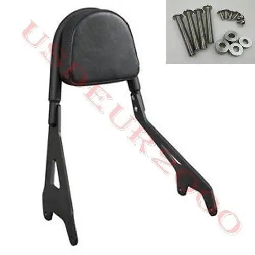 

BACKREST SISSY BAR w/ Side Arm Pad for Yamaha Star Bolt XV950 XVS950 R C Spec 2013 2014 2015 2016 2017 13 14 15 16 17 Black