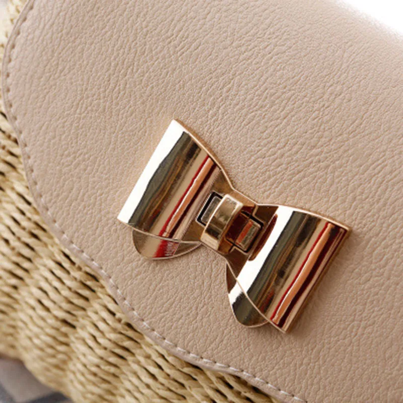 Women Straw Bag Female Bohemian Bali Rattan Beach Shoulder Bag Lady Handmade Candy Color Crossbody Bags Basket Bolsa SS3148 (6)