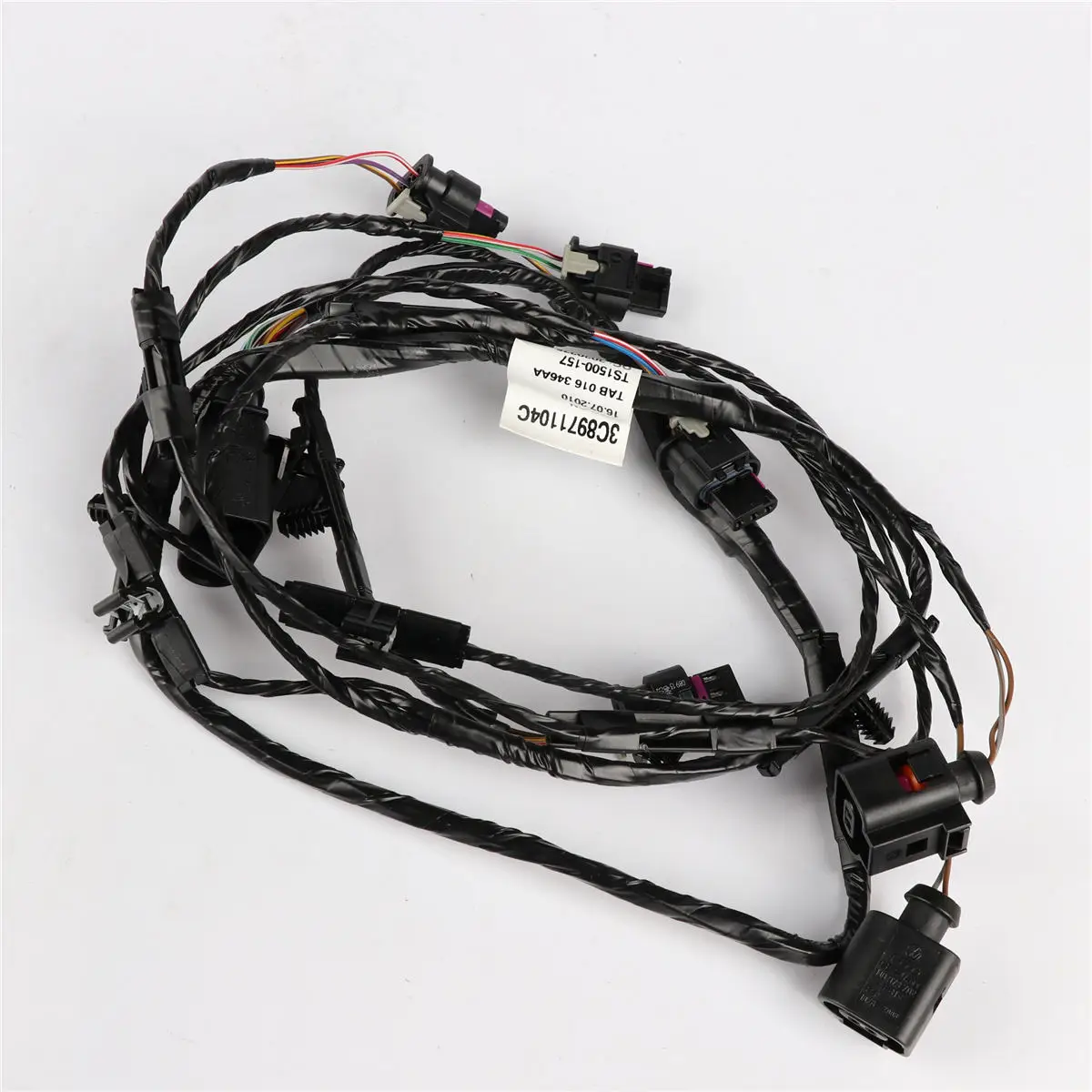 1Set Genuine Rear Parking Sensors Bumper Cable For VW Passat CC 3C8 971 104 C