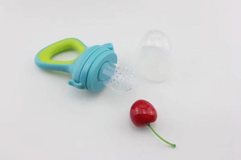 Baby Fruits And Vegetables Teether Infant Bite Bags Pacifier Reassure Chlidren Silicone Buckle Drinkers  (12)