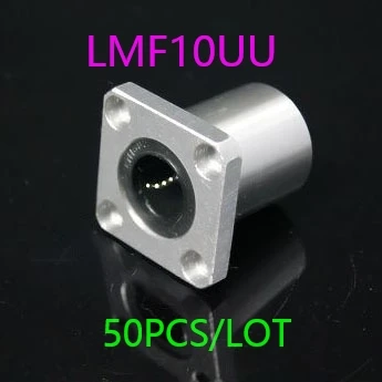 

50PCS/LOT LMF10UU flange type linear ball bearings,round flange linear bearing flanged linear ball bearing CNC router/3D print