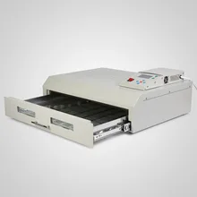 Паяльник T962C печь с обратным течением воздуха 2800 Вт 400x600 мм Инфракрасный Обогреватель паяльная машина автоматическая(T962C