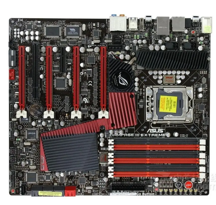 LGA1366 Для ASUS Rampage III Extreme Original Used Desktop для Intel X58 Материнская Плата DDR3