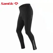 Santic, Мужские штаны для велоспорта, Осень-зима, теплые, флисовые, мягкие, длинные, для улицы, велосипедные штаны, Ciclismo, штаны для велоспорта, одежда для велоспорта