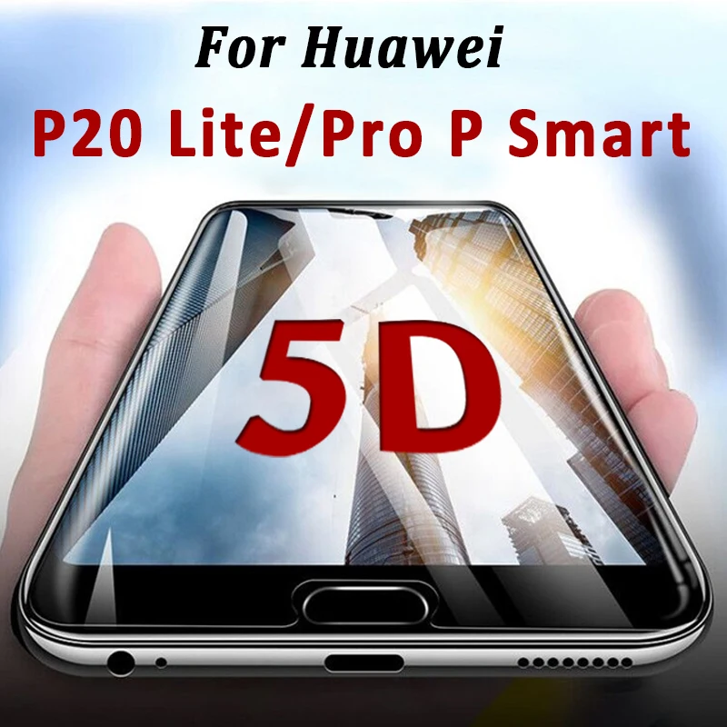 

5D Full On P20 Pro Glass Screen Protector For Huawei P20 Lite P Smart 20 Light Protective Glas Huaway P20Lite P20Pro Psmart Film