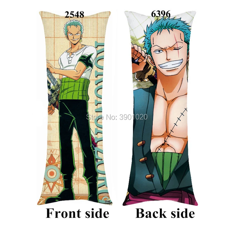 

Anime ONE PIECE Roronoa Zoro Sanji boyfriend soft body long Pillow with inner
