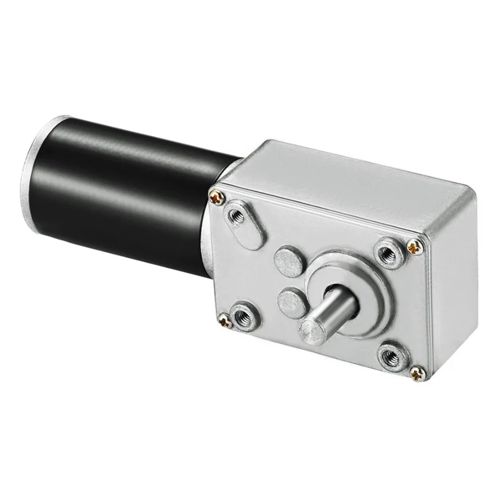 UXCELL 1 шт. червь Шестерни Мотор DC 24 V 70 RPM Высокий Крутящий Момент Электродвигателя Мощность Скорость уменьшить турбированный двигатель