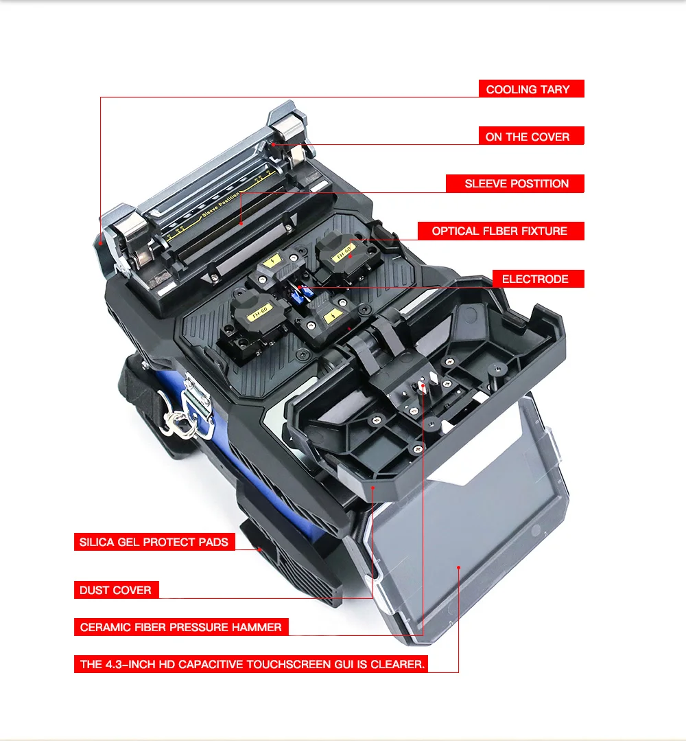 Высокое качество Orientek T45 волоконно-оптических машины сплайсинга