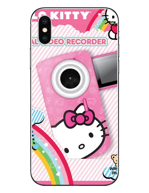 IMIDO hello kitty Мягкий ТПУ силиконовый чехол подходит для Apple iPhone X XR XS Max 8 для iPhone 7 8 6 6S Plus 5 5S чехлы для телефонов