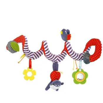 

Cute Spiral Infant Baby Hanging Doll Bed Stroller Car Seat playTravel Build Bedding Sets