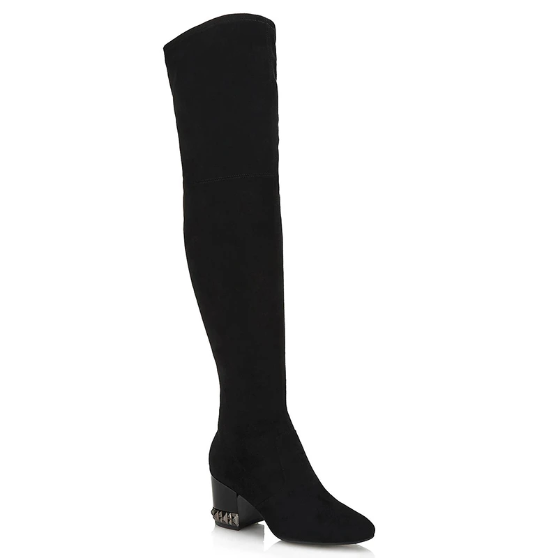 guess black suede boots