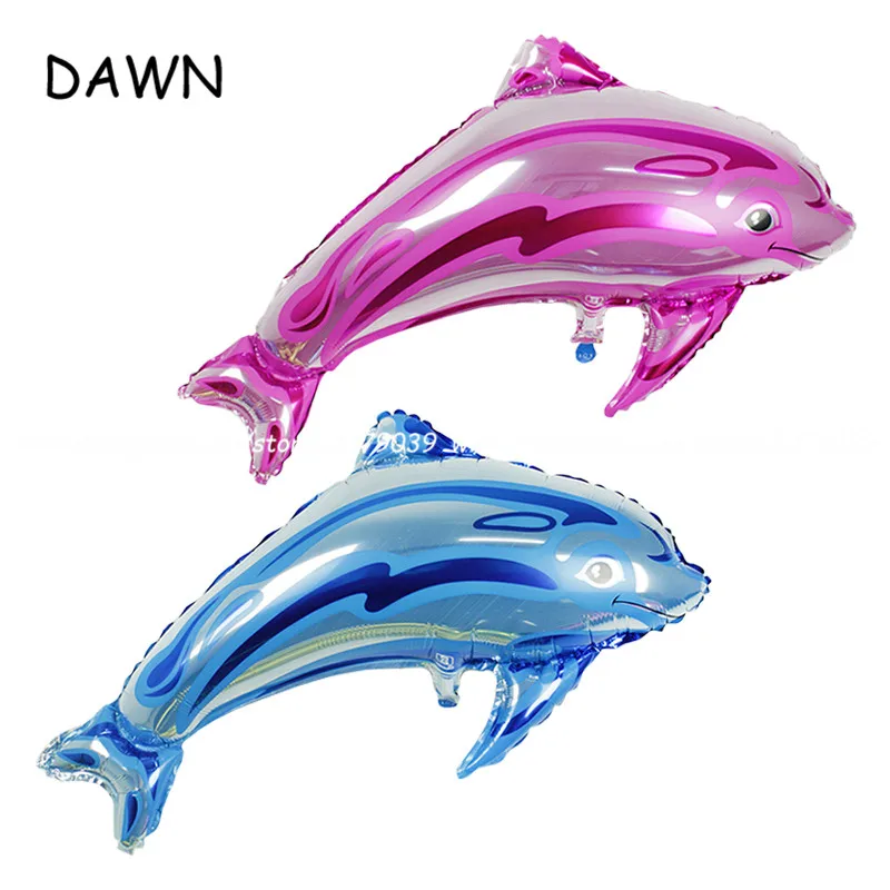 

10pcs/lot Lovely big Blue Dolphin balloon helium balloon for birthday party wedding decoration balloon Party Supplies