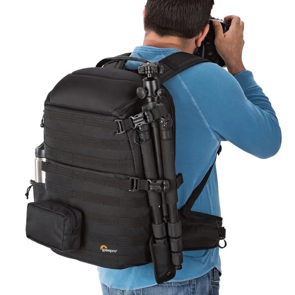 New Lowepro ProTactic 450 AW DSLR/SLR Digital Camera Bag Lens Flash Tripod 15&quot; Laotop Backpack ...