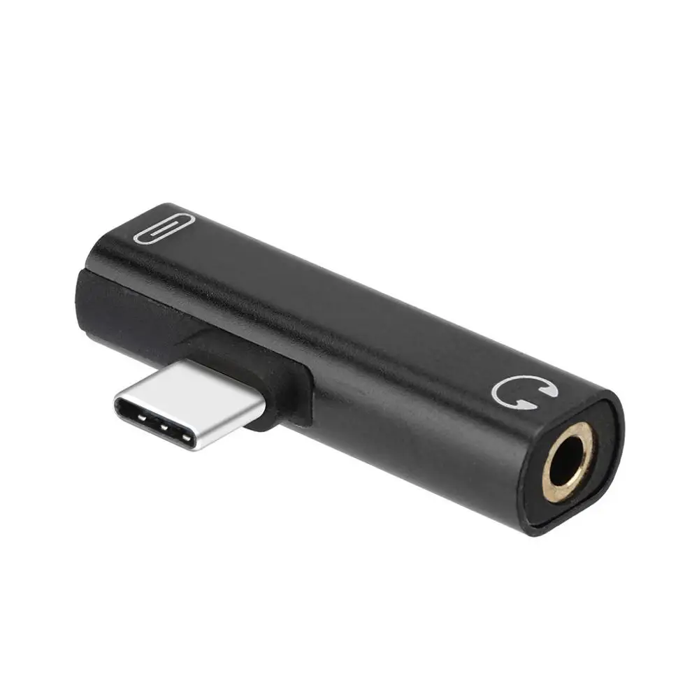 

2 In 1 Type C To 3.5mm Jack Earphone Charging Converter USB Type-C Audio Adapter