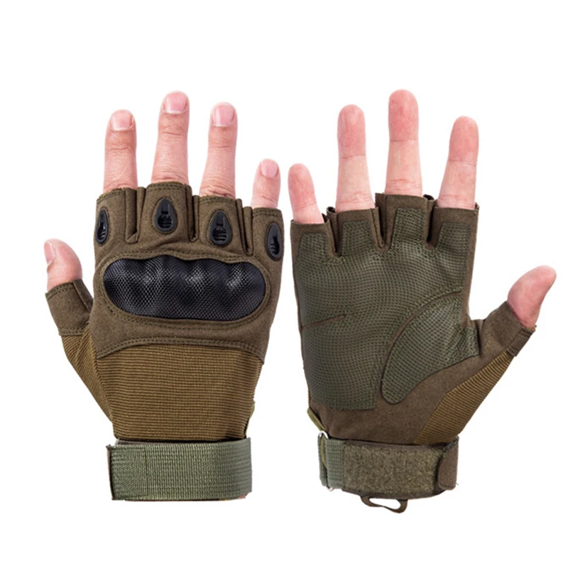 Tactical Gloves Fingerless Half Finger Military Safety Sports Glove